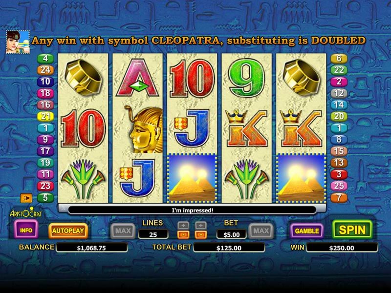 Queen Of The Nile Slot Machine Free Download